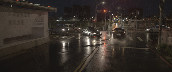 digital effects rain
